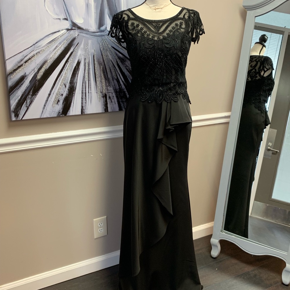 Full two piece Black Gown
